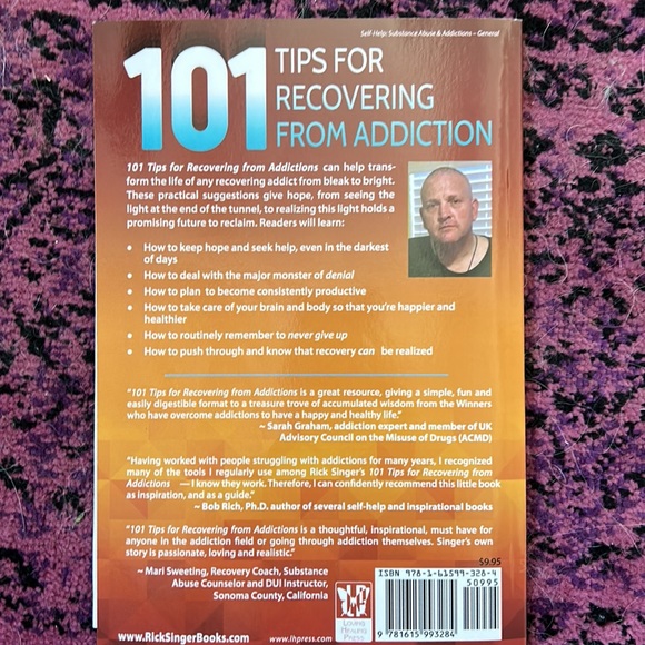 101 Tips for Recovering from Addictions BOOK - Picture 2 of 2